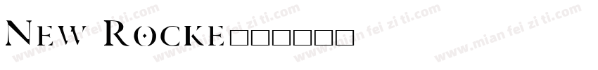 New Rocke字体转换